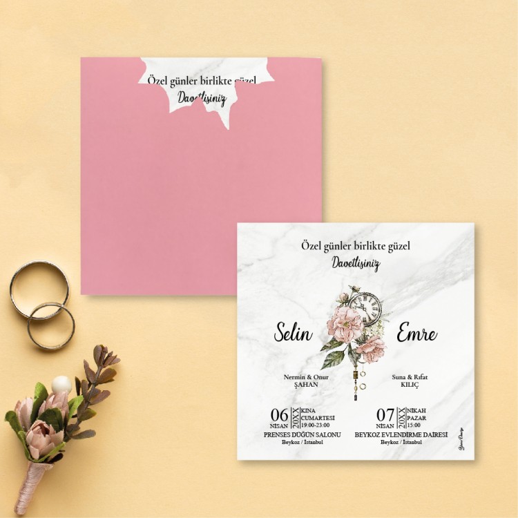 Beren Kare Davetiye 0769 - Detay Görseli 7